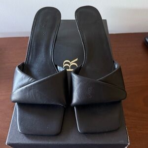 Banana Republic Black Heeled Sandals